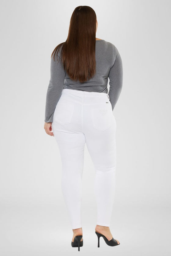 Kristy High Rise Slim Straight Jeans (Plus Size) - Official Kancan USA