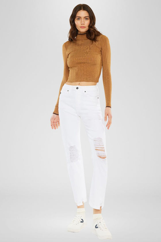 Haven Ultra High Rise Slim Straight Leg Jeans - Official Kancan USA
