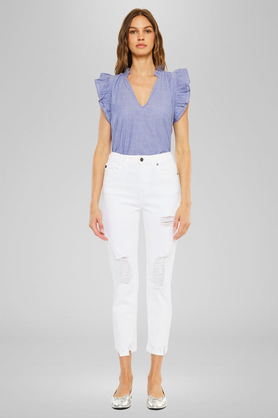 Haven Ultra High Rise Slim Straight Leg Jeans - Official Kancan USA