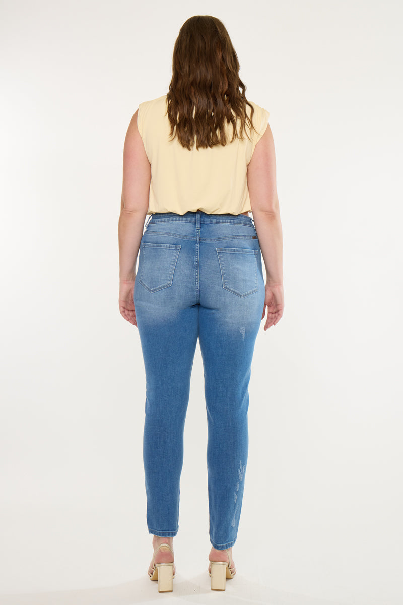 Hilarie High Rise Super Skinny Jeans (Plus Size)