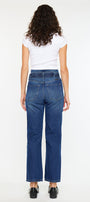 Kaas Ultra High Rise Belted Paperbag Straight Leg Jeans - Official Kancan USA