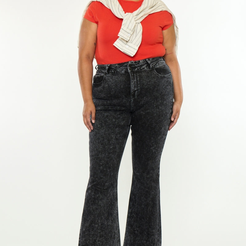 Amirah Ultra High Rise Flare (Plus Size) - Official Kancan USA