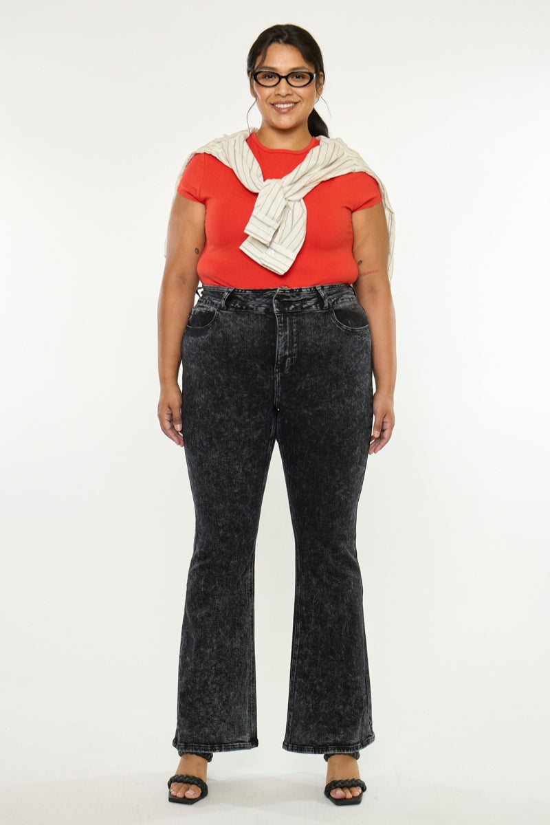 Amirah Ultra High Rise Flare (Plus Size) - Official Kancan USA