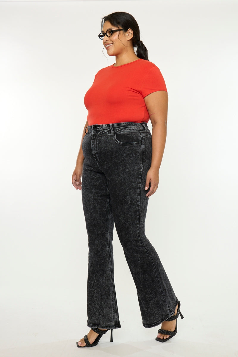 Amirah Ultra High Rise Flare (Plus Size) - Official Kancan USA