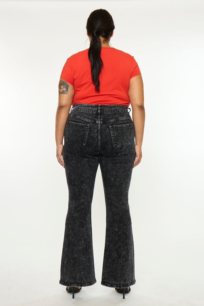 Amirah Ultra High Rise Flare (Plus Size) - Official Kancan USA