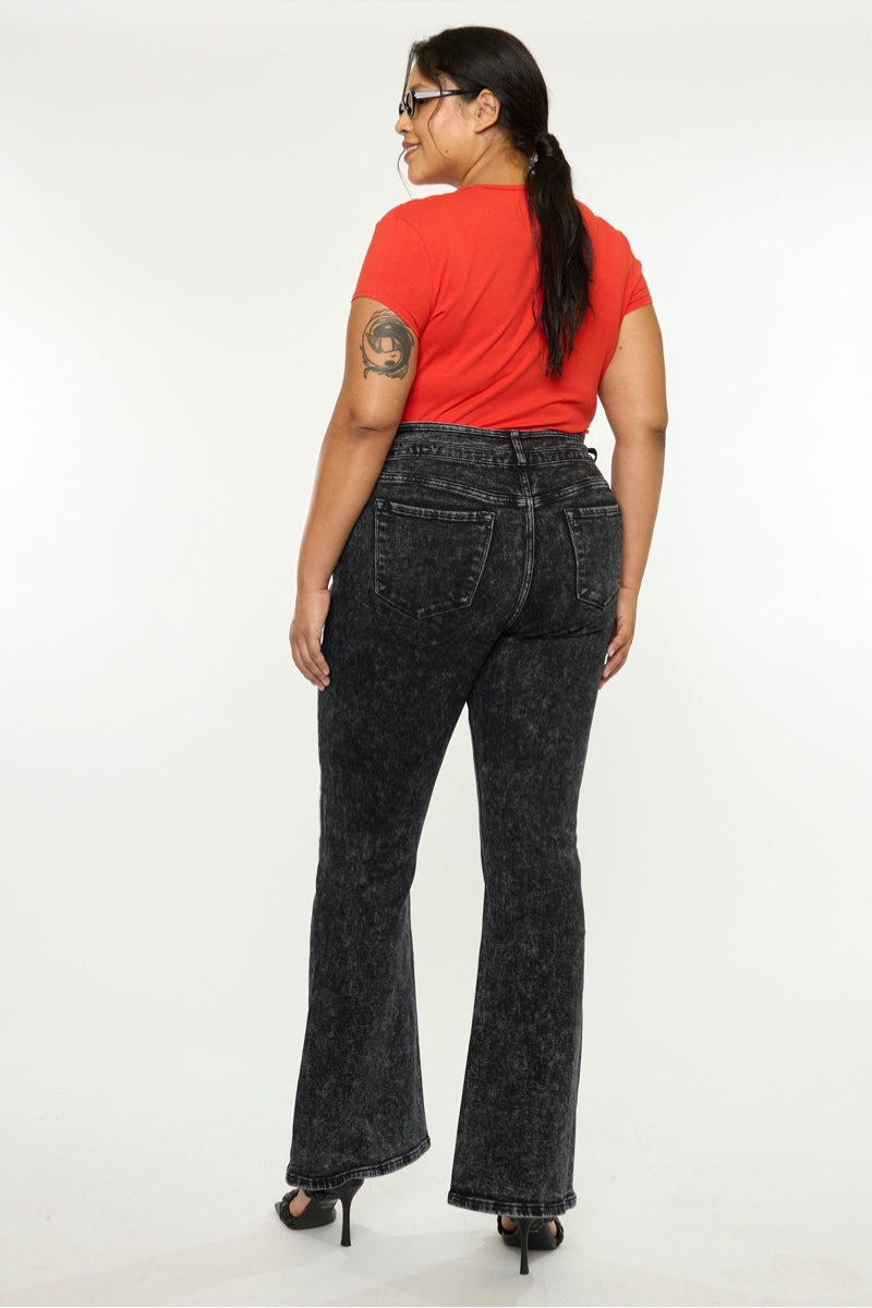 Amirah Ultra High Rise Flare (Plus Size) - Official Kancan USA