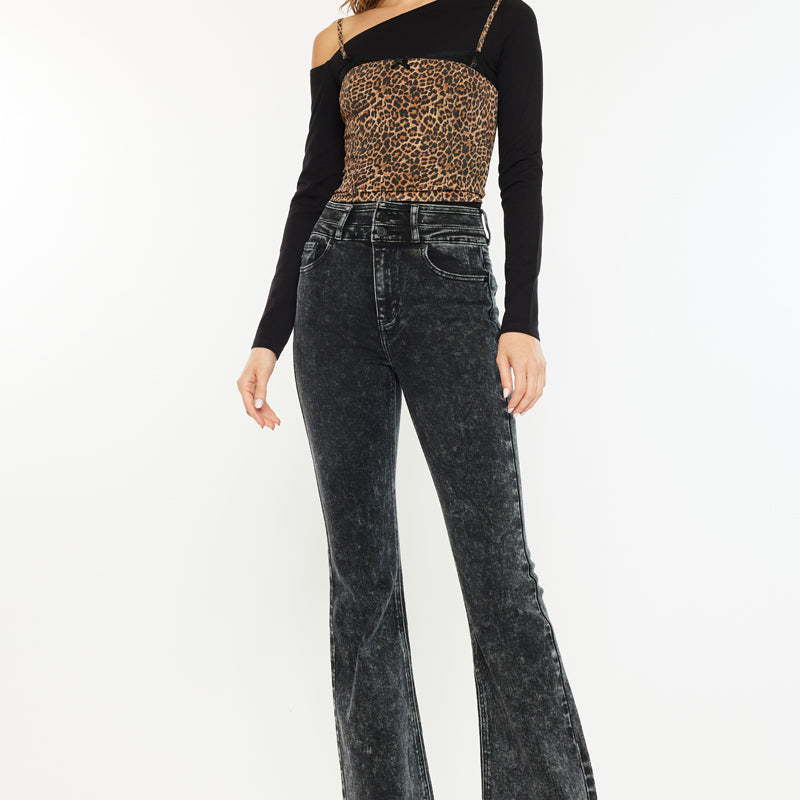 Amirah Ultra High Rise Flare Jeans - Official Kancan USA
