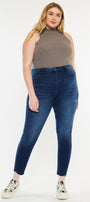 Karol High Rise Ankle Skinny Jeans ( Plus Size) - Official Kancan USA