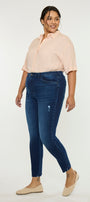 Karol High Rise Ankle Skinny (Plus Size) - Official Kancan USA