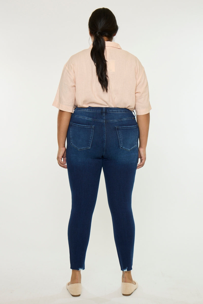 Karol High Rise Ankle Skinny (Plus Size) - Official Kancan USA