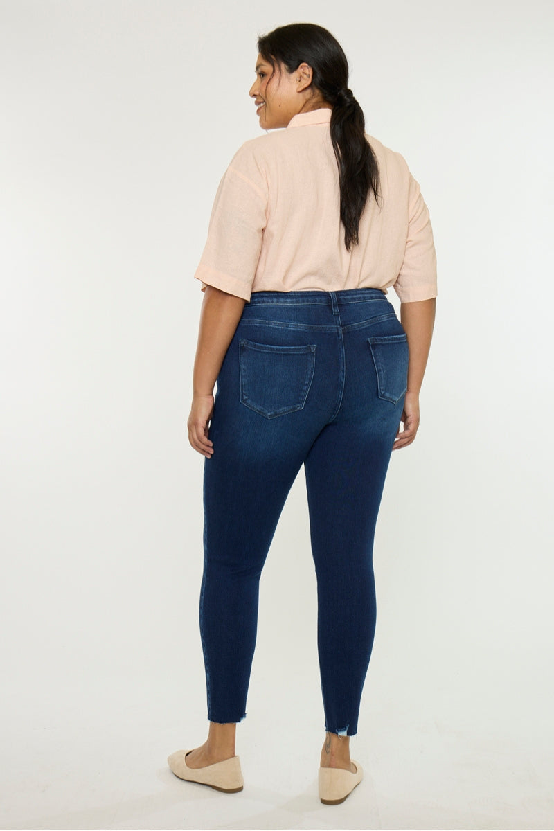 Karol High Rise Ankle Skinny (Plus Size) - Official Kancan USA