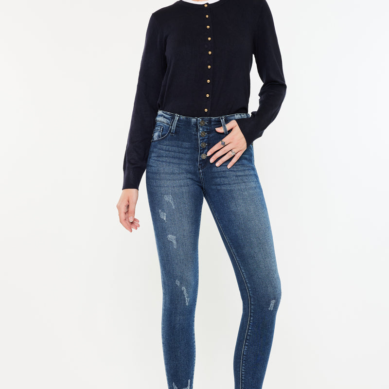 Kirby High Rise Super Skinny Jeans - Official Kancan USA