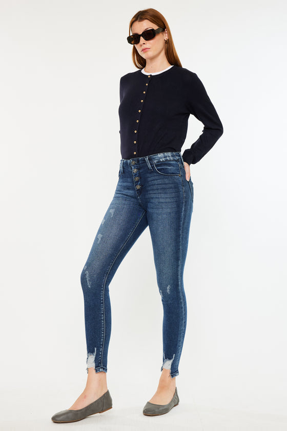 Kirby High Rise Super Skinny Jeans - Official Kancan USA
