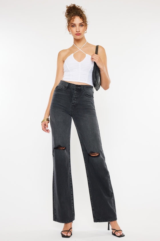 Montana Ultra High Rise 90's Flare Jeans - Official Kancan USA