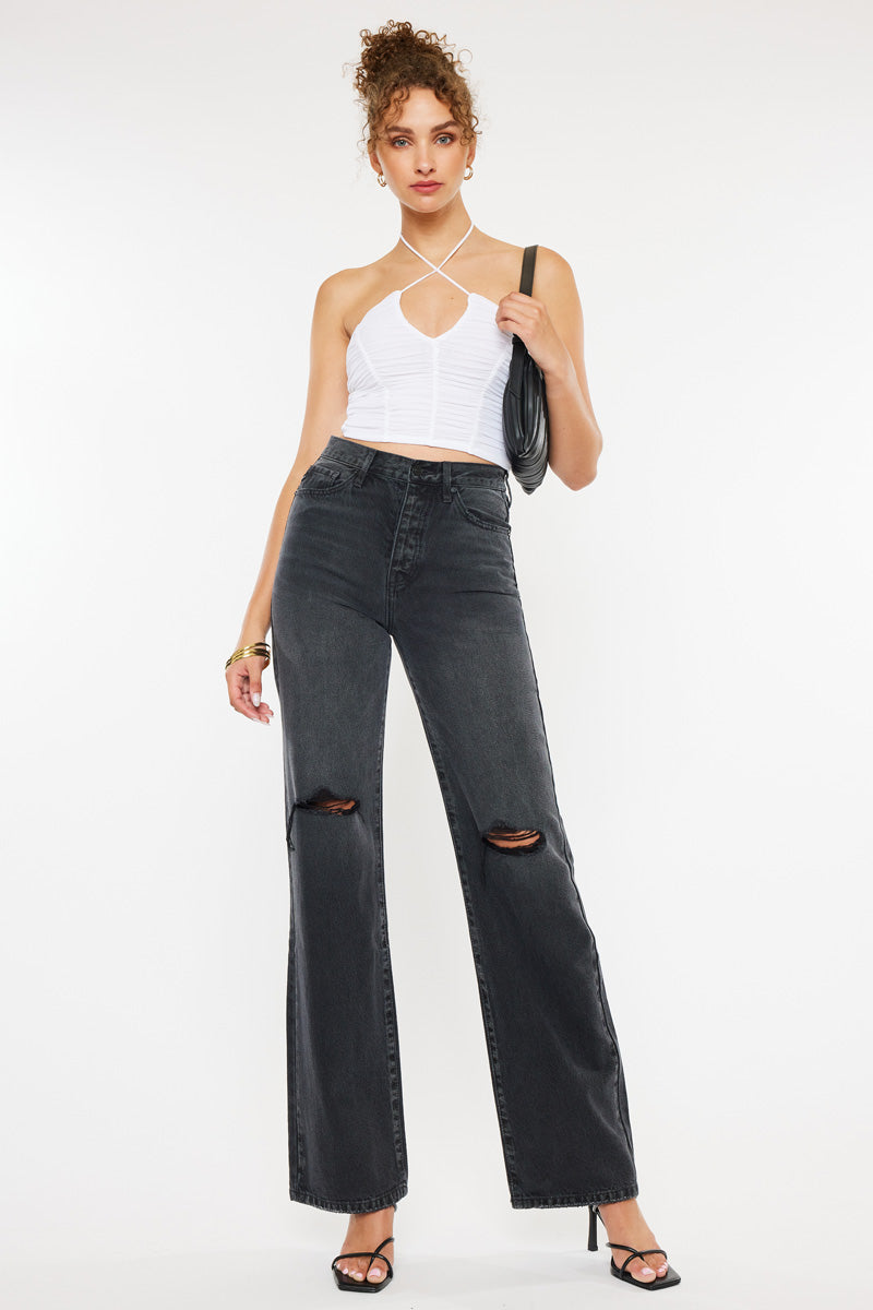 Mona Ultra High Rise 90's Flare Jeans - Official Kancan USA