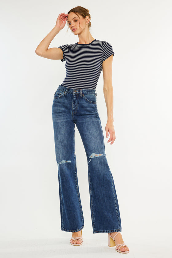 Montana Ultra High Rise 90's Flare Jeans - Official Kancan USA