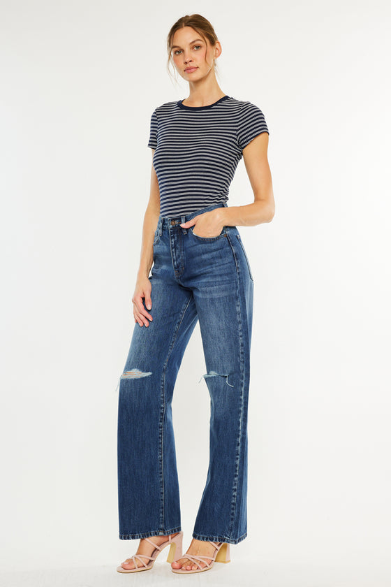 Montana Ultra High Rise 90's Flare Jeans - Official Kancan USA