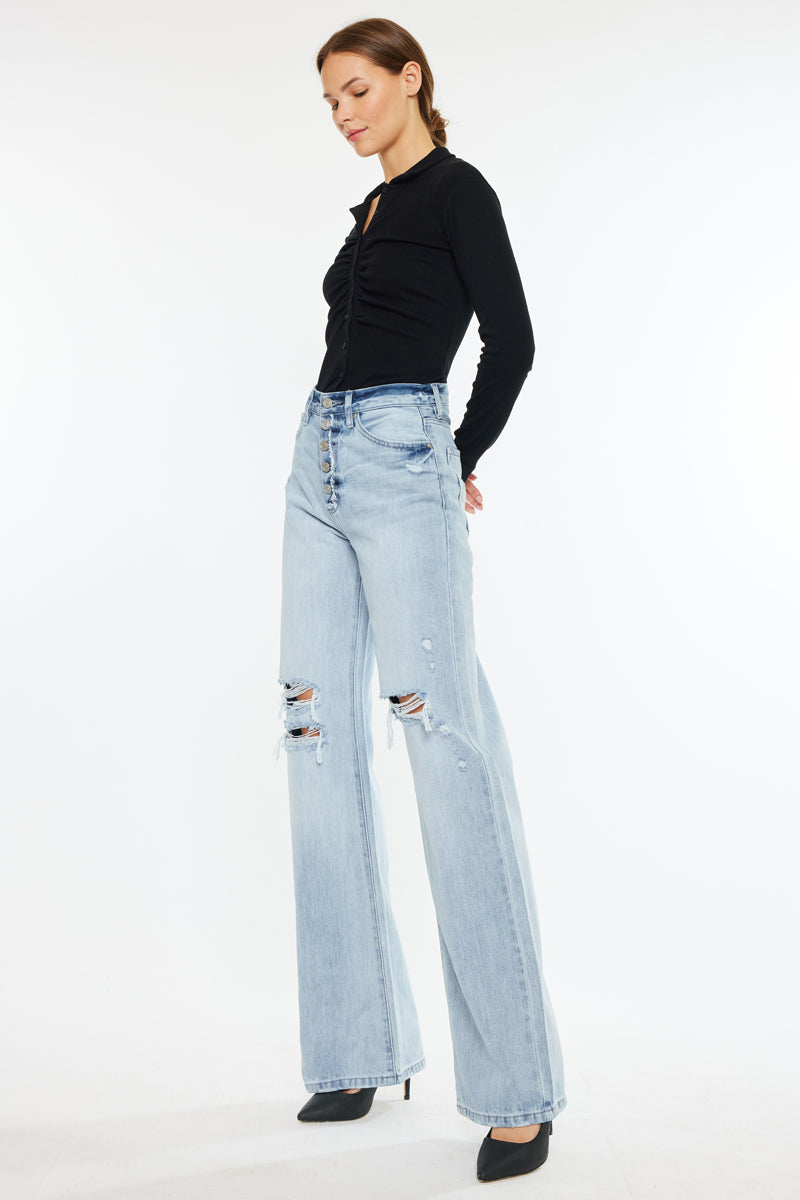 Ariena Ultra High Rise 90's Flare Jeans - Official Kancan USA
