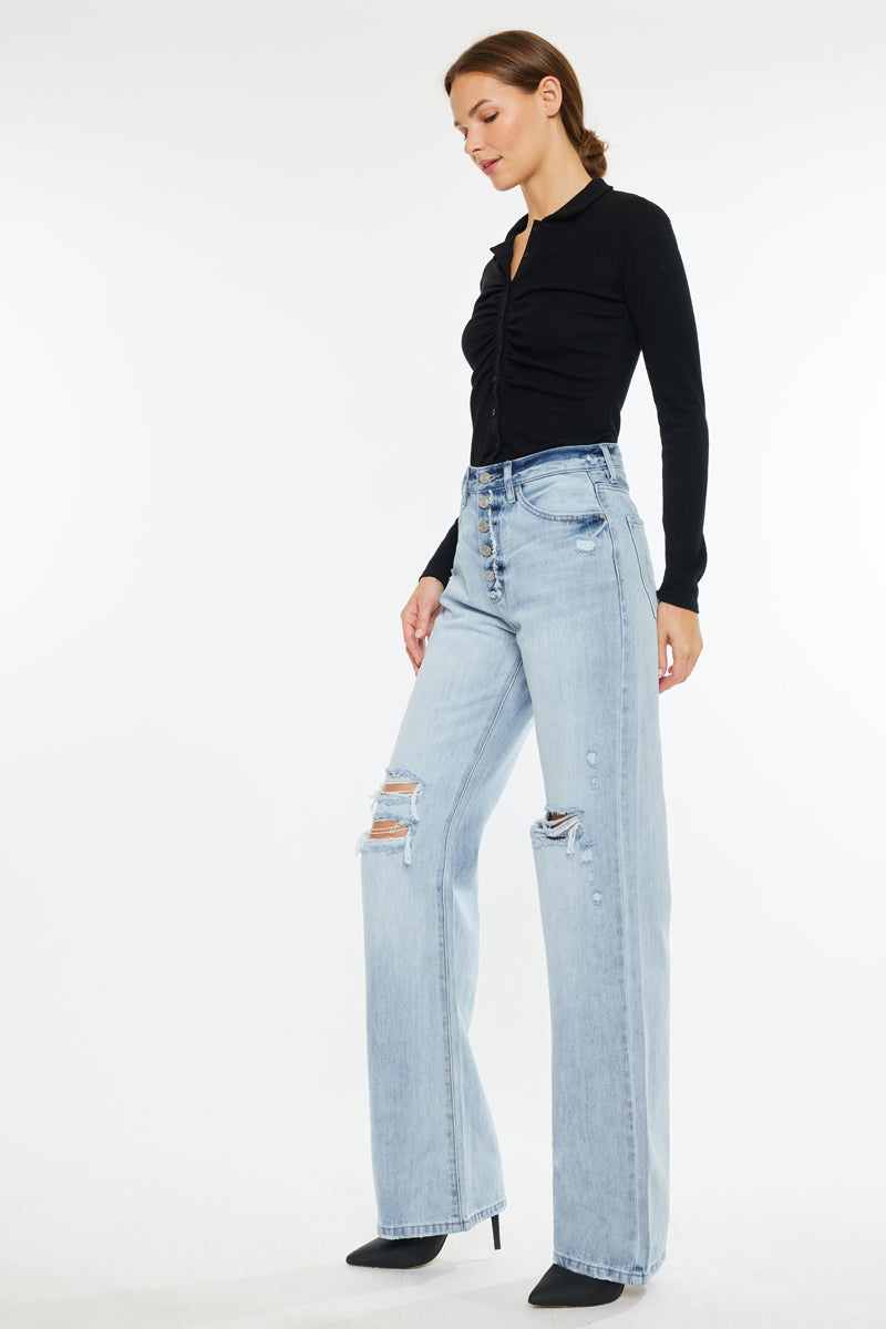Ariena Ultra High Rise 90's Flare Jeans - Official Kancan USA