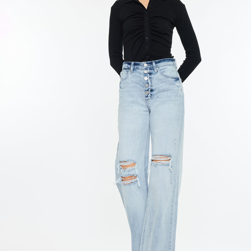 Ariena Ultra High Rise 90's Flare Jeans - Official Kancan USA