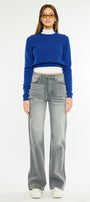 Alessia Ultra High Rise 90's Flare Jeans - Official Kancan USA