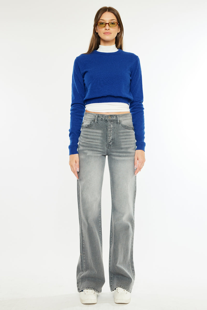 Alessia Ultra High Rise 90's Flare Jeans - Official Kancan USA