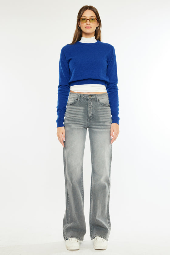 Alessia Ultra High Rise 90's Flare Jeans - Official Kancan USA