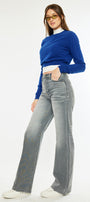 Alessia Ultra High Rise 90's Flare Jeans - Official Kancan USA