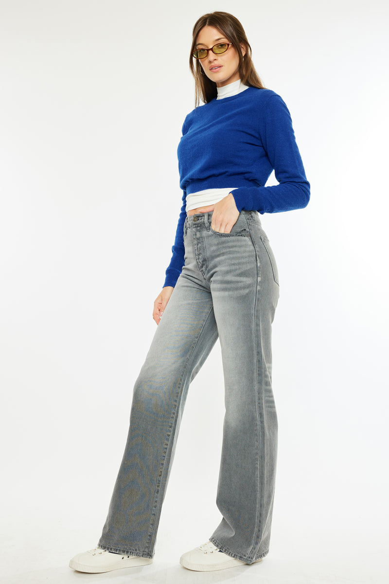 Alessia Ultra High Rise 90's Flare Jeans - Official Kancan USA