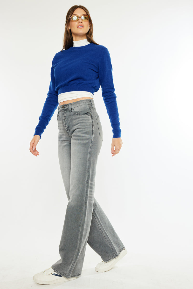 Alessia Ultra High Rise 90's Flare Jeans - Official Kancan USA