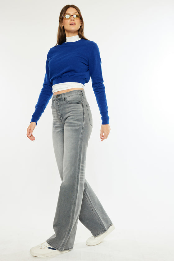 Alessia Ultra High Rise 90's Flare Jeans - Official Kancan USA