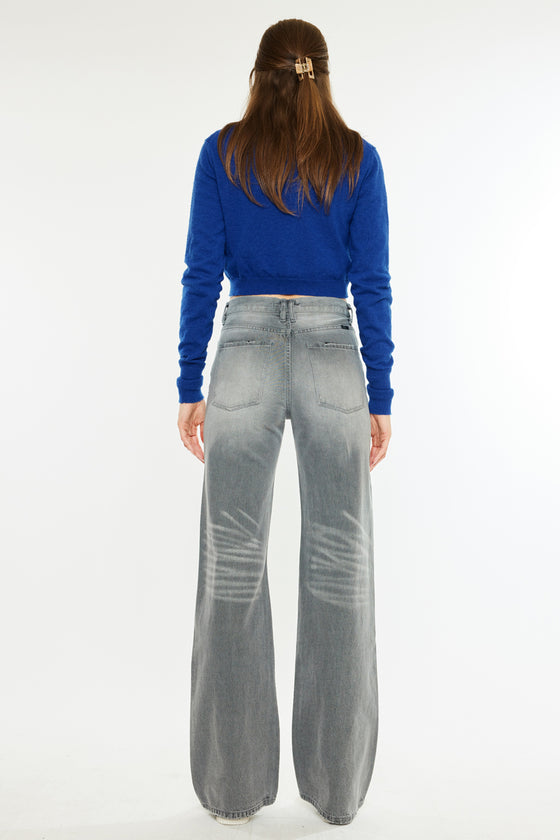 Alessia Ultra High Rise 90's Flare Jeans - Official Kancan USA