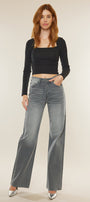 Montana Ultra High Rise 90's Flare Jeans - Official Kancan USA