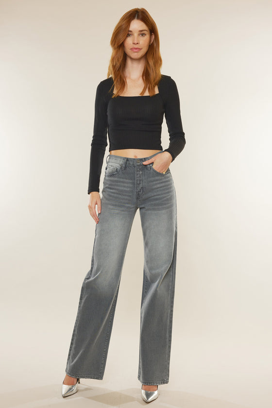 Montana Ultra High Rise 90's Flare Jeans - Official Kancan USA