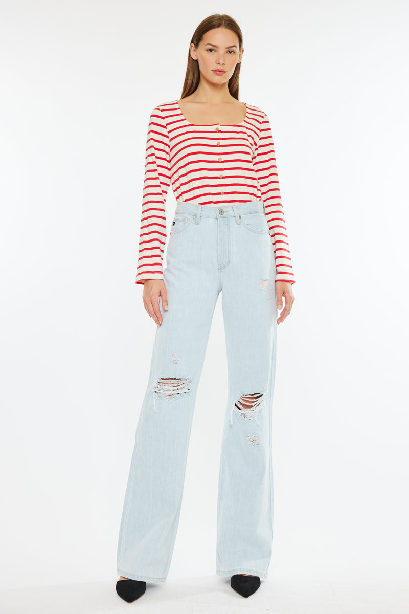 Montana Ultra High Rise 90's Flare Jeans – Kancan USA