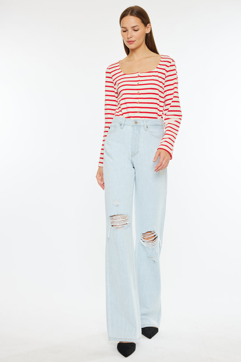 Montana Ultra High Rise 90's Flare Jeans – Kancan USA