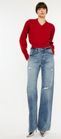 Montana Ultra High Rise 90's Flare Jeans - Official Kancan USA