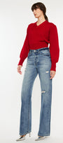 Montana Ultra High Rise 90's Flare Jeans - Official Kancan USA