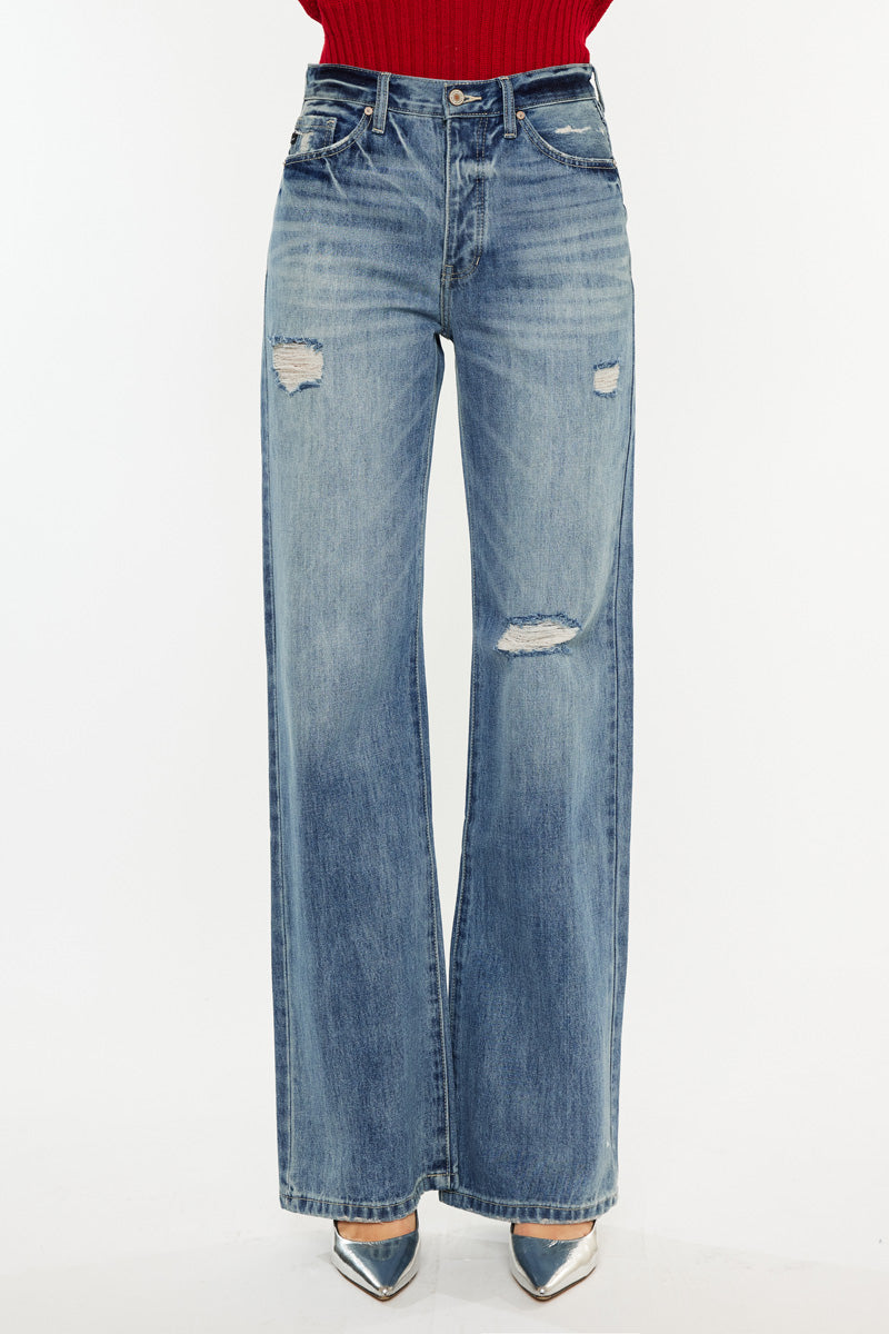 Montana Ultra High Rise 90's Flare Jeans - Official Kancan USA