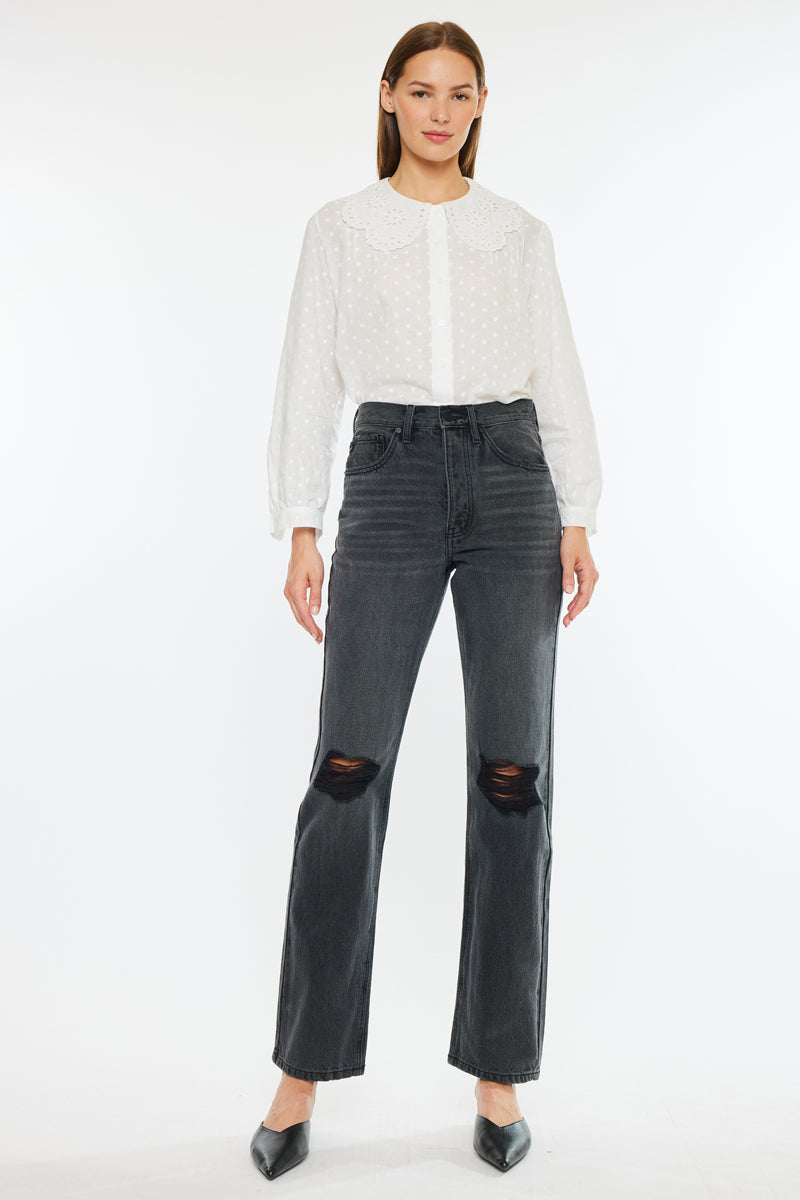 Dixon Ultra High Rise 90's Boyfriend Jeans - Official Kancan USA