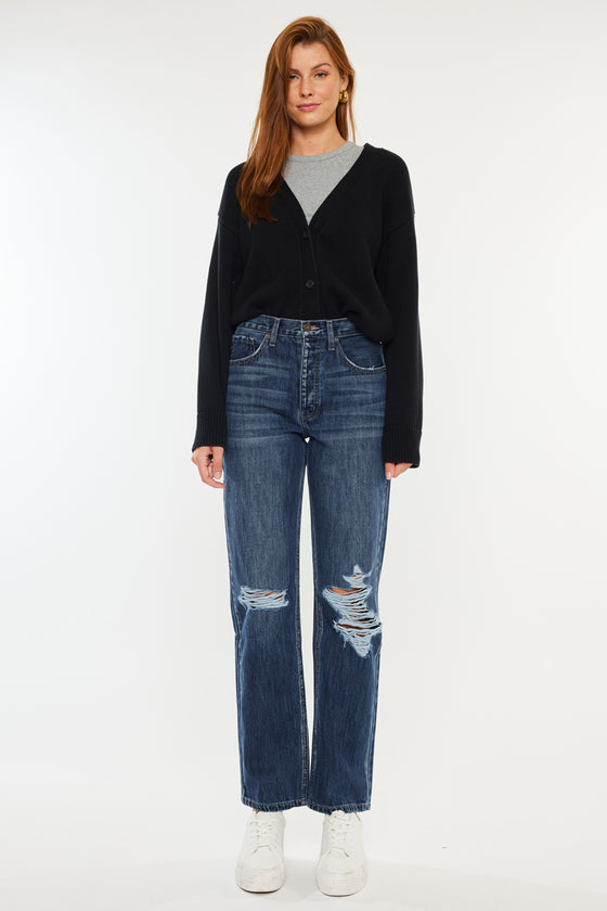 Dixon Ultra High Rise 90's Boyfriend Jeans - Official Kancan USA