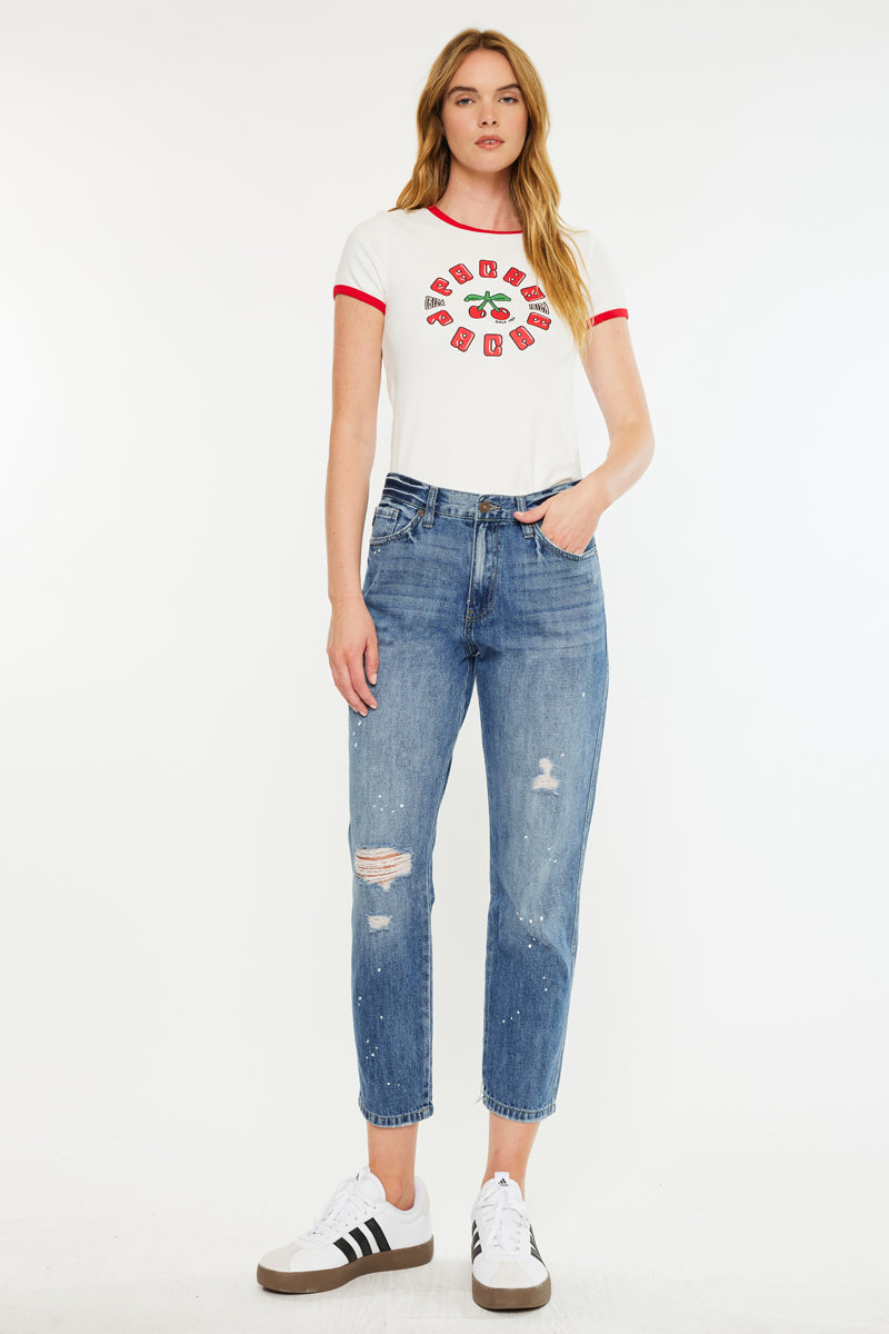Lorelei Ultra High Rise Mom Jeans – Kancan USA