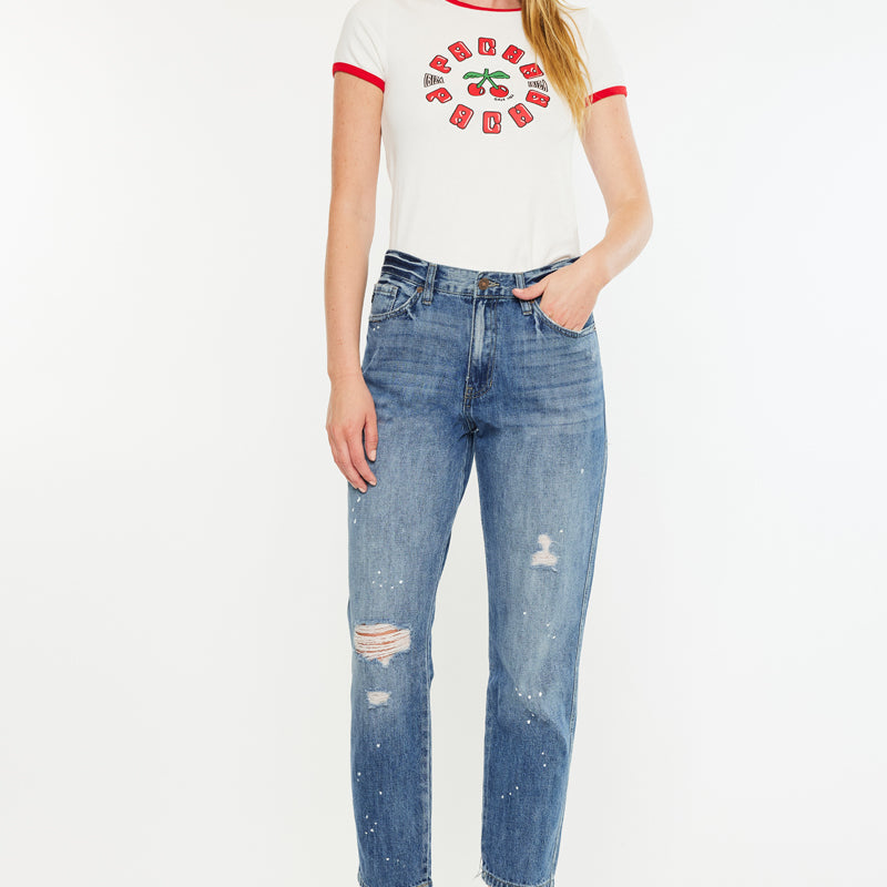 Lorelei Ultra High Rise Mom Jeans - Official Kancan USA