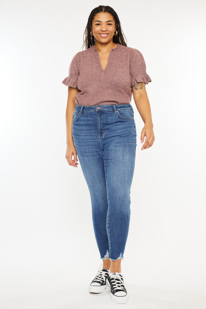 Arcana High Rise Ankle Skinny (Plus Size) - Official Kancan USA