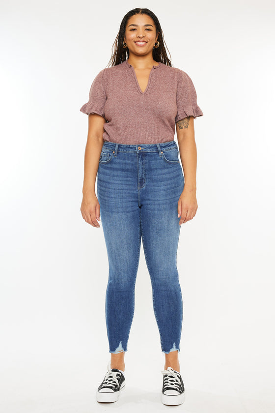 Arcana High Rise Ankle Skinny (Plus Size) - Official Kancan USA