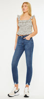 Loretta High Rise Ankle Skinny Jeans - Official Kancan USA