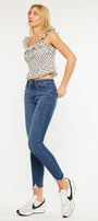 Loretta High Rise Ankle Skinny Jeans - Official Kancan USA