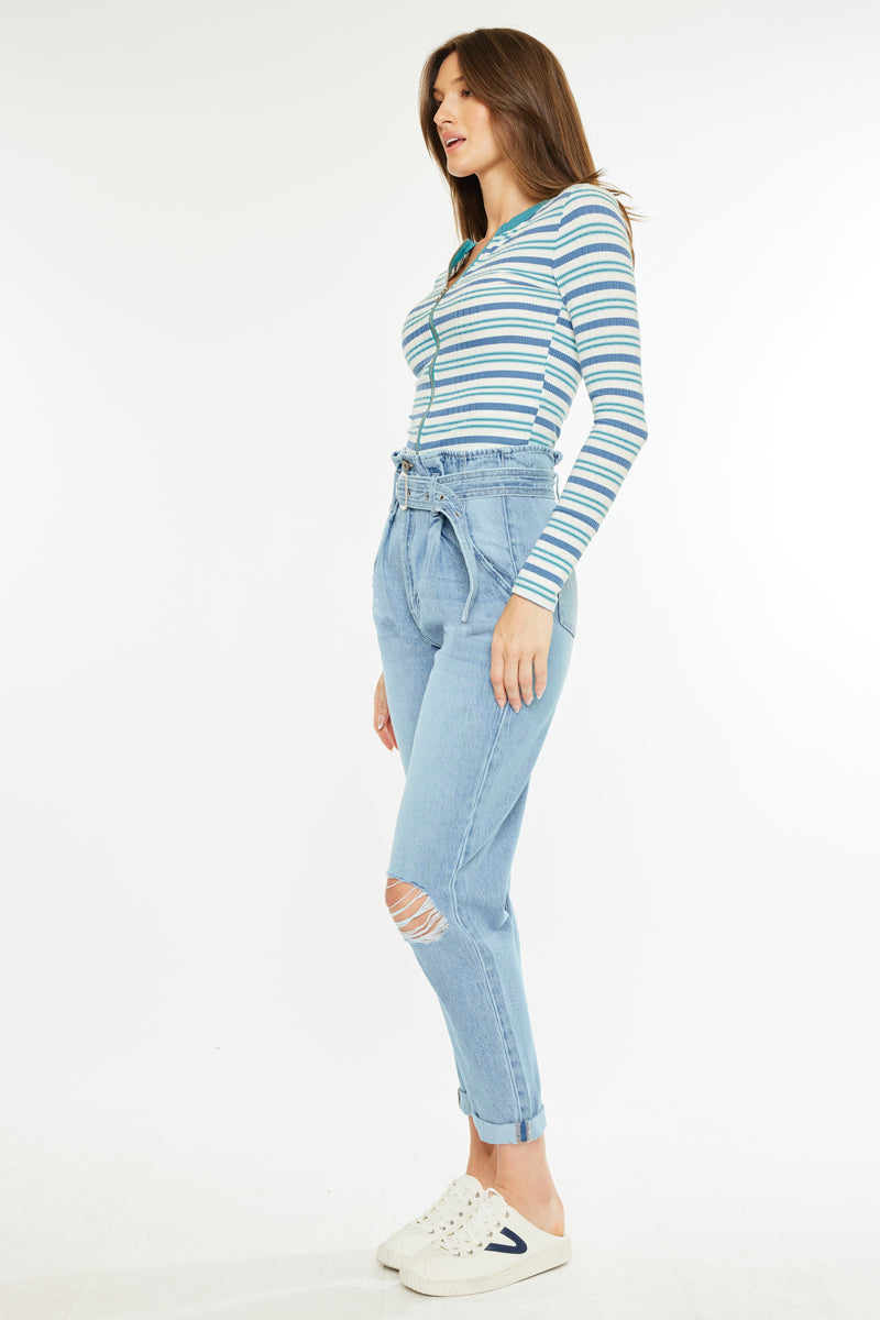 Ilena Ultra High Rise Mom Jeans - Official Kancan USA
