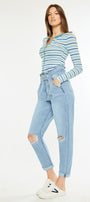 Ilena Ultra High Rise Mom Jeans - Official Kancan USA