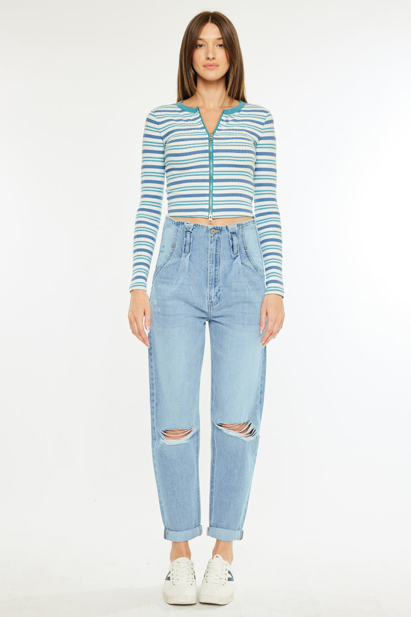 Ilena Ultra High Rise Mom Jeans - Official Kancan USA